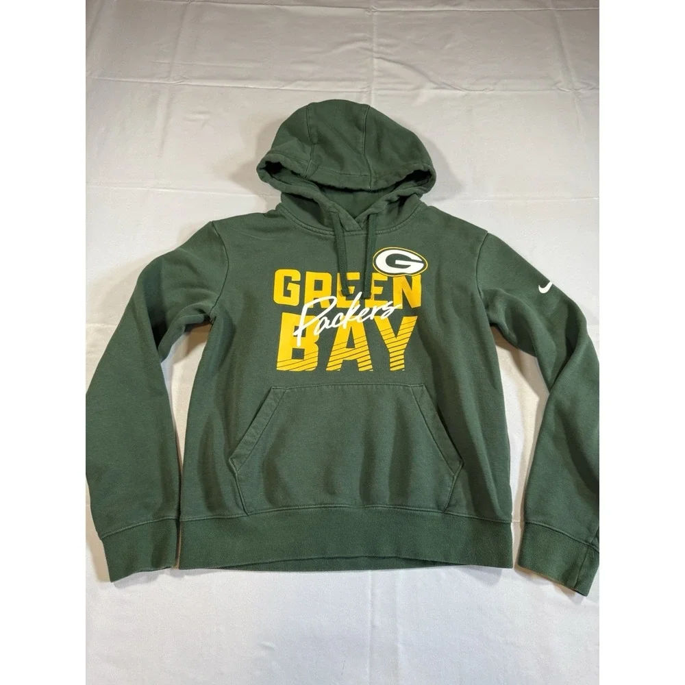 Green Bay Packers Hoodie Unisex Size XS Green NFL Football Nike Pullover